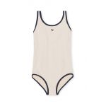 Konges Sløjd costum de baie dintr-o bucată pentru copii culoarea bej