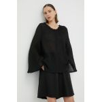 By Malene Birger bluza femei, culoarea negru, neted