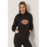 Dickies bluză femei, culoarea negru, cu imprimeu DK0A4XCCBLK-BLACK