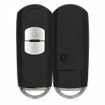 Carcasa Cheie pentru Mazda - 2 Butoane - Keyless Go, Plastic, Negru, 49602.01