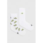adidas sosete 2-pack culoarea alb