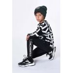 Karl Lagerfeld bluza copii culoarea negru, modelator