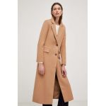 Answear Lab palton femei, culoarea maro, de tranzitie