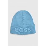 Boss Orange caciula din amestec de lana BOSS ORANGE din tricot gros