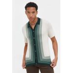 Abercrombie & Fitch cardigan barbati, culoarea verde