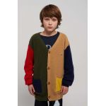 Bobo Choses cardigan de lână pentru copii culoarea verde