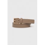 Answear Lab curea de piele femei, culoarea bej