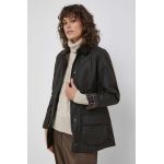 Barbour jacheta de bumbac culoarea maro, de tranzitie