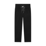 Dkny pantaloni de trening din bumbac pentru copii culoarea negru, neted