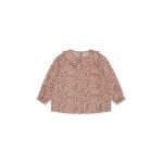 Konges Sløjd bluza de bumbac pentru copii culoarea roz, modelator