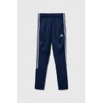 adidas Performance pantaloni de trening pentru copii culoarea albastru marin, cu imprimeu