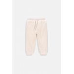Coccodrillo pantaloni de trening pentru bebeluși culoarea bej, neted