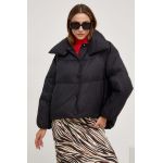 Answear Lab geaca femei, culoarea negru, de iarna, oversize
