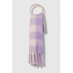 Billabong fular femei, culoarea violet, modelator