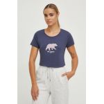 Columbia tricou Daisy Days femei, culoarea bleumarin 1934592