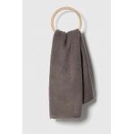 Answear Lab fular femei, culoarea gri, melanj