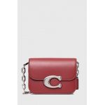 Coach poșetă de piele LUX IDOL culoarea bordo CM557