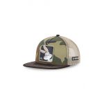 Capslab sapca Looney Tunes culoarea maro, cu imprimeu