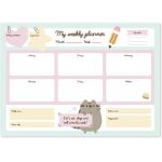 Planner saptamanal A3 - Pusheen | Grupo Erik