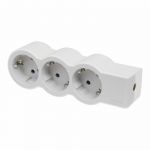 Bloc Multipriza Mobil Standard Revolution 3x2P+T alb-gri