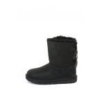 Ghete din piele intoarsa fara inchidere Bailey Bow II
