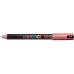 Marker Posca, Varf Metalic 0.7 mm - Rosu Metalizat | Uni