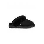 Papuci de casa din piele intoarsa cu captuseala din blana shearling Classic