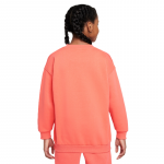 Bluza Nike G NSW CLUB FLC OVRSZD CREW LBR