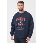 Bluza cu imprimeu logo si maneci cazute - pentru fitness
