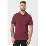 Tricou polo slim fit din material pique