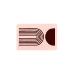 Artsy Doormats covoraș de baie Abstract Half Moon