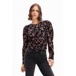 Bluza cu maneci lungi bufante
