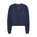 Bluza sport din amestec de bumbac organic cu logo