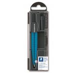 Compas - Noris school compass - metallic blue, 550 50 M1 | Staedtler