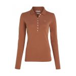 Bluza polo slim fit cu model in dungi