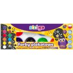 Set 12 acuarele guase pastel cu pensula | Strigo