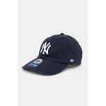 47 brand șapcă din bumbac pentru copii MLB New York Yankees culoarea albastru marin, cu imprimeu, B-RGW17GWS-NY_KIDS