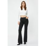 Blugi bootcut cu talie medie