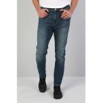 Blugi skinny cu aspect decolorat