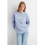 Bluza sport cu decolteu la baza gatului si maneci cazute Goodie