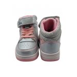 Pantofi sport mid-high de piele ecologica cu imprimeu Frozen