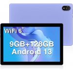 Tableta Doogee U10 Purple, 10.1" IPS HD, Android 13, 9GB RAM (4+5), 128GB ROM, Quad Core RK3562, 5060 mAh, wifi6, TÜV, Aplicatii Copii