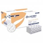 Prosoape Hartie Pliate, 2 Straturi, 190 Foi/Pachet, 21x21 cm, 20 Pachete/Bax, Culoare Alba