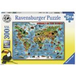 Puzzle - Harta Animalelor | Ravensburger