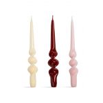 &k amsterdam set de lumânări alpha reds set 3-pack