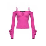 Bluza cu decupaje pe umeri si decupaj