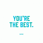 Felicitare - You're The Best | Quotable Cards