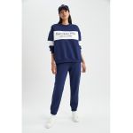 Bluza sport cu model colorblock
