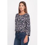 Bluza cu model si decolteu rotund