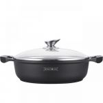 Cratita marmorata cu capac 26 cm RL-BR26cm Royalty Line